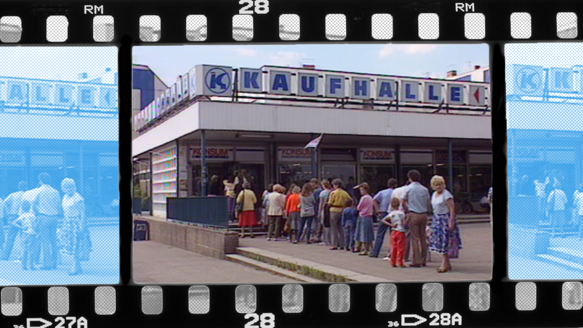 Eine Kaufhalle aus der DDR