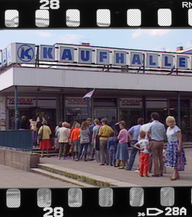 Eine Kaufhalle aus der DDR