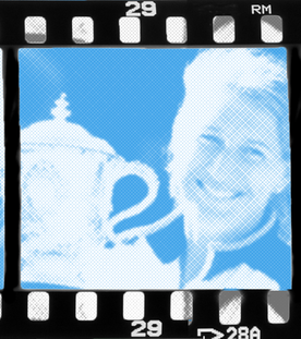 Filmstreifen mit Collage zeigt zeitgeschichtliche Ereignisse