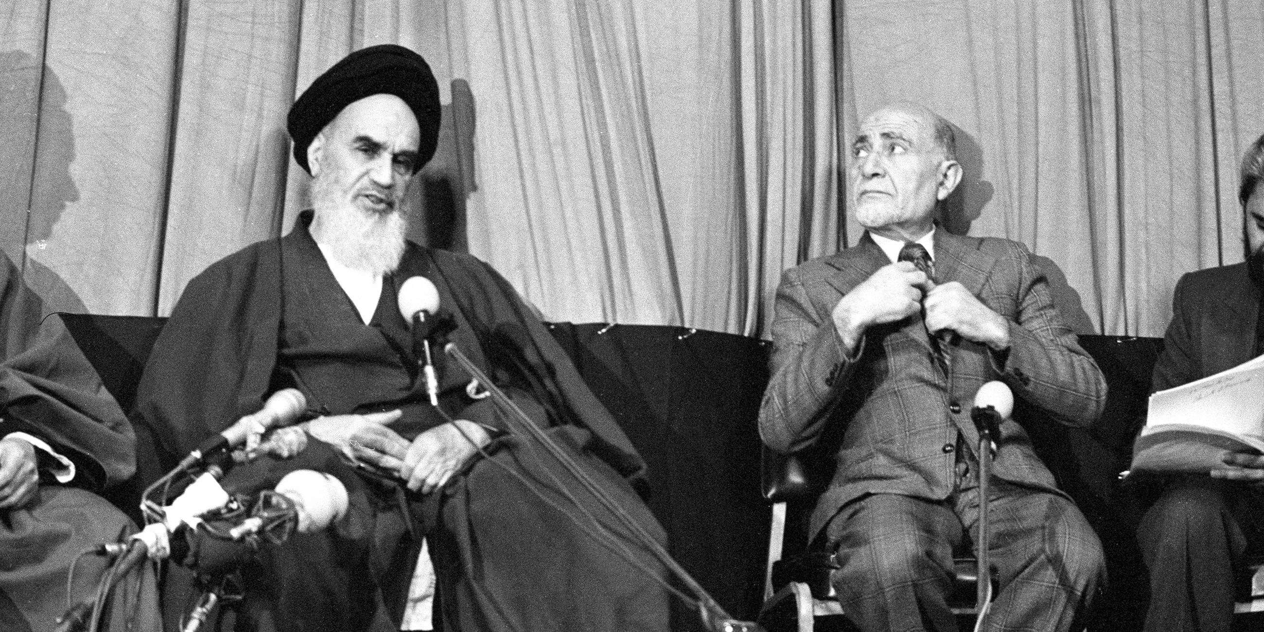 Februar 1979: Chomeini ernennt Mehdi Bazargan zum Überganzgspremier.