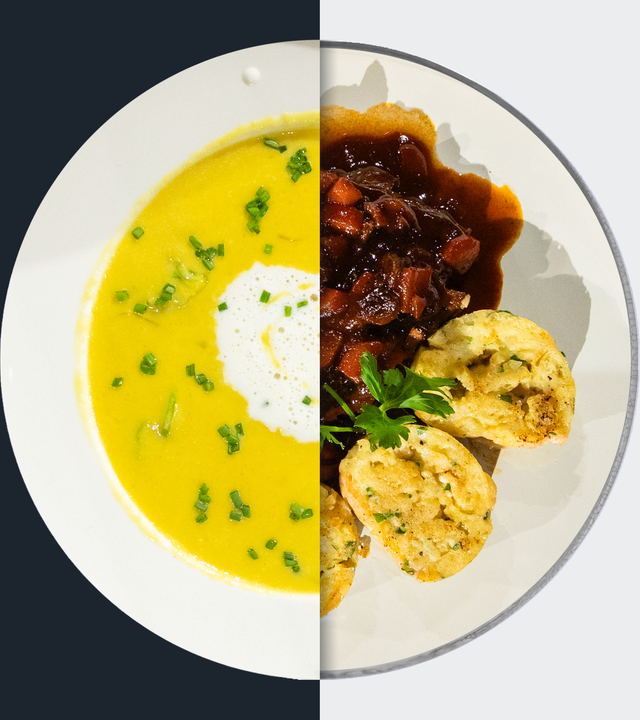 Rheinische Erbsensuppe vs. Serviettenknödel