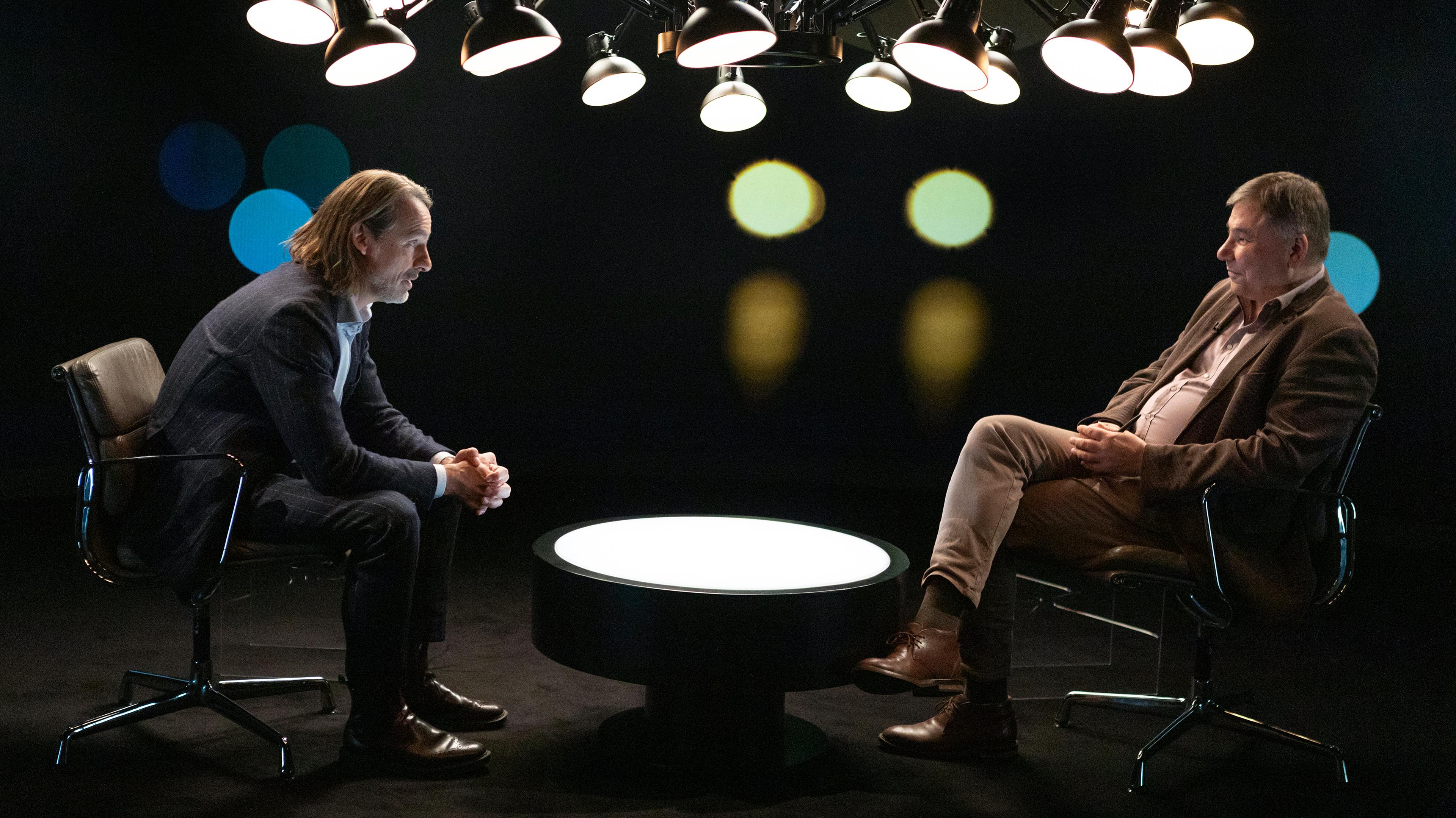 Richard David Precht und Ivan Krastev im Studio