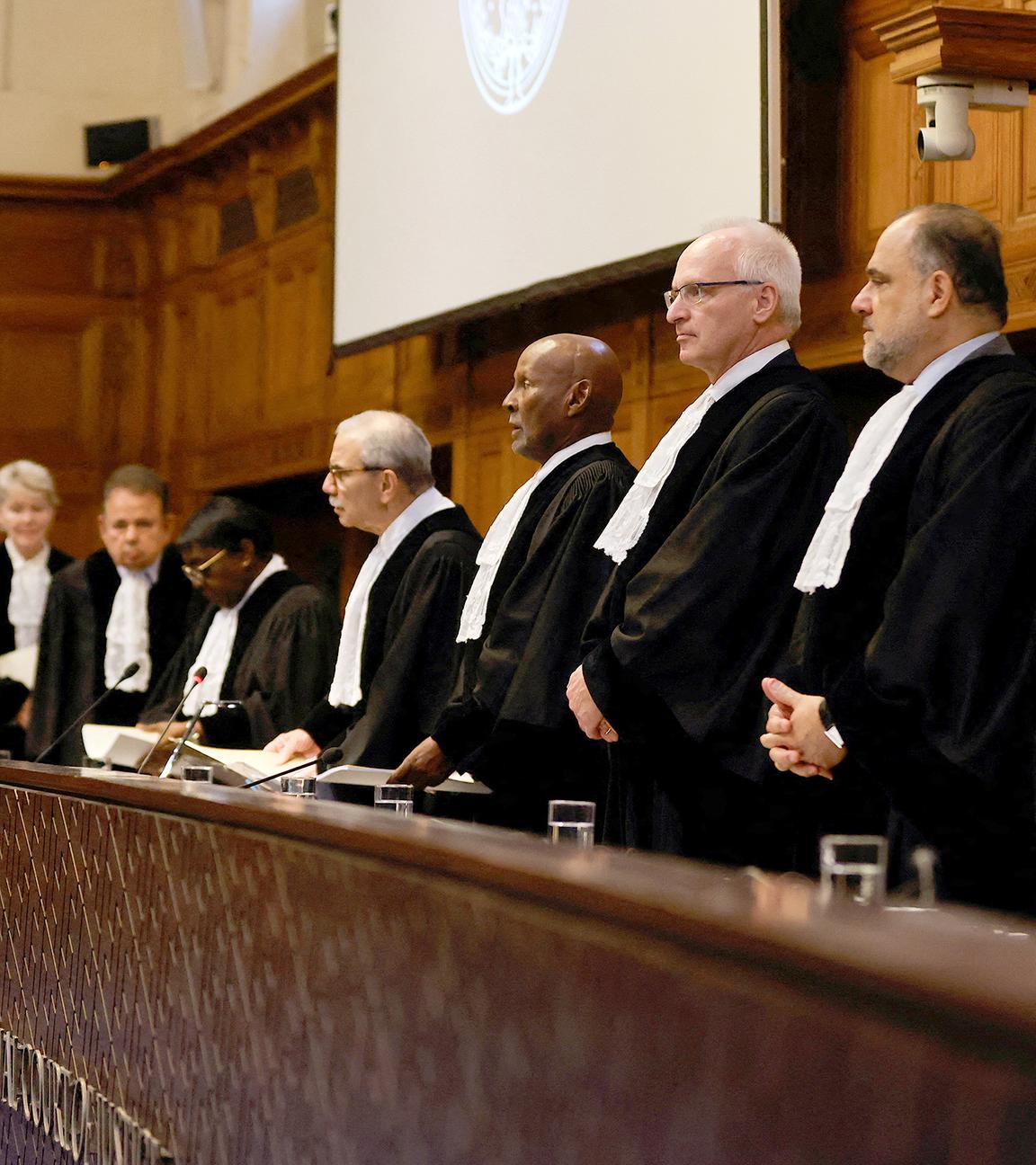 Richer am Internationalen Gerichtshof in Den Haag