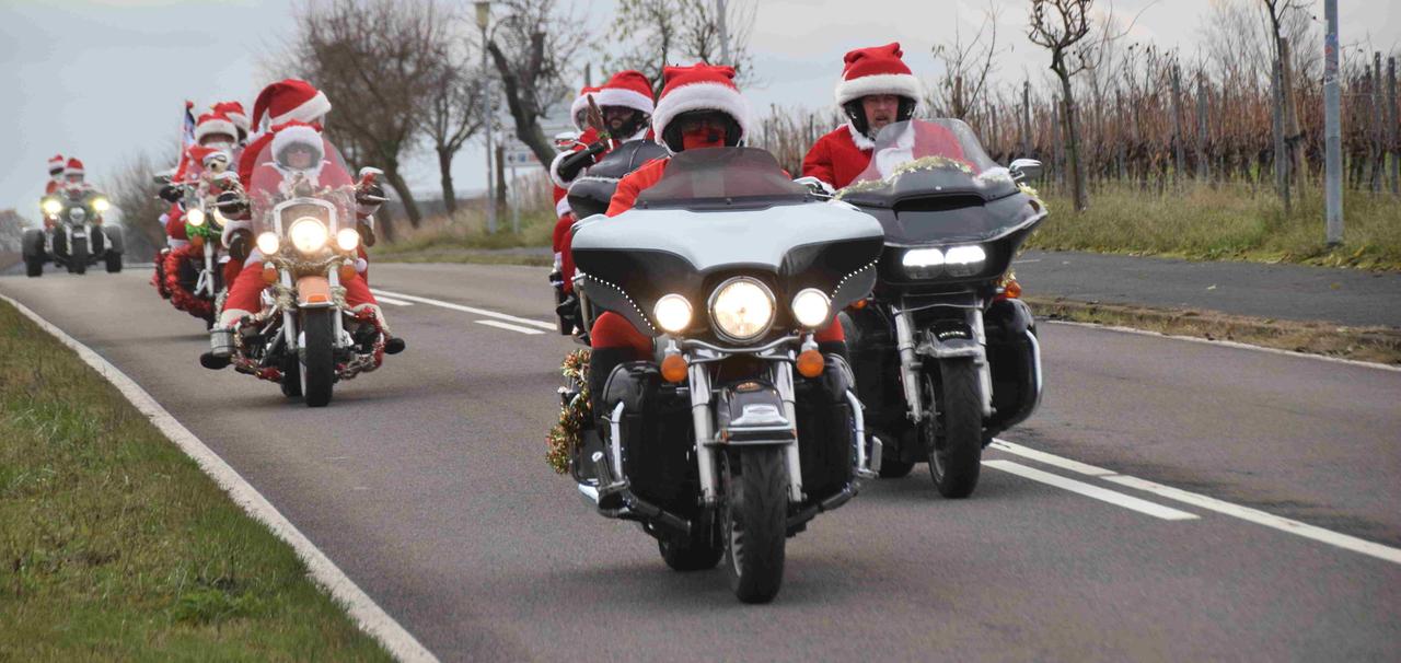 Riding Santas