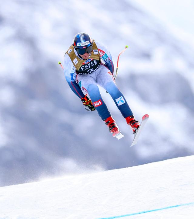 Der norwegische Skirennläufer Adrian Smiseth Sejersted in Aktion im Rennen beim FIS SKI WORLD CUP in Wengen