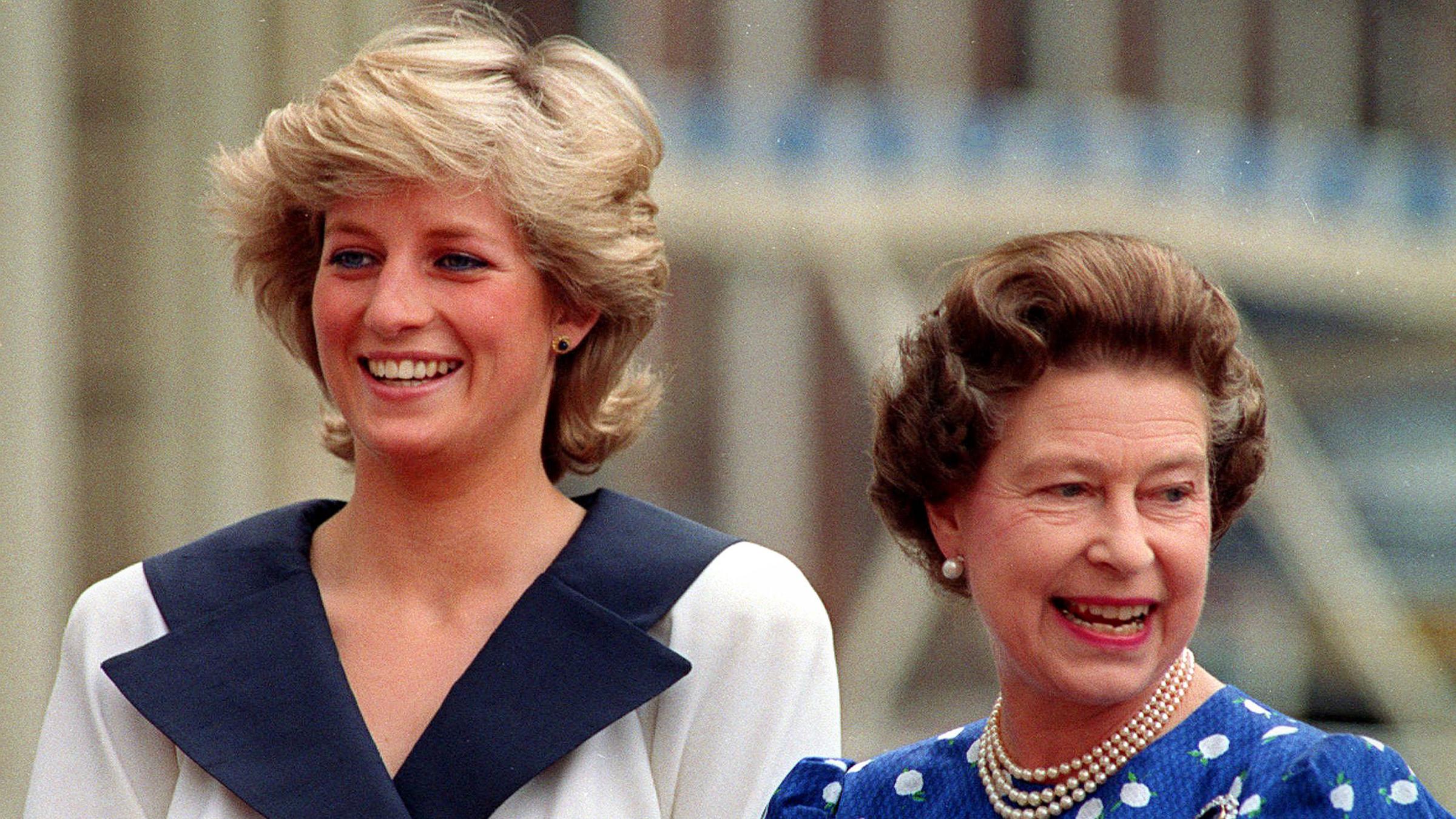 "ZDFzeit: Dianas gefährliches Erbe": Prinzessin Diana und Königin Elizabeth II., 1987.