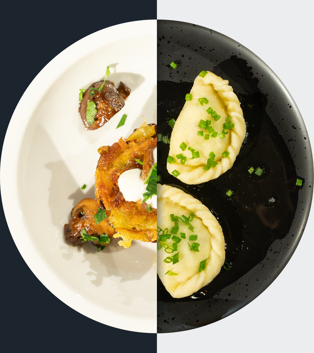 Rösti mit Madeira-Champignons vs. Kärntner Nudeln