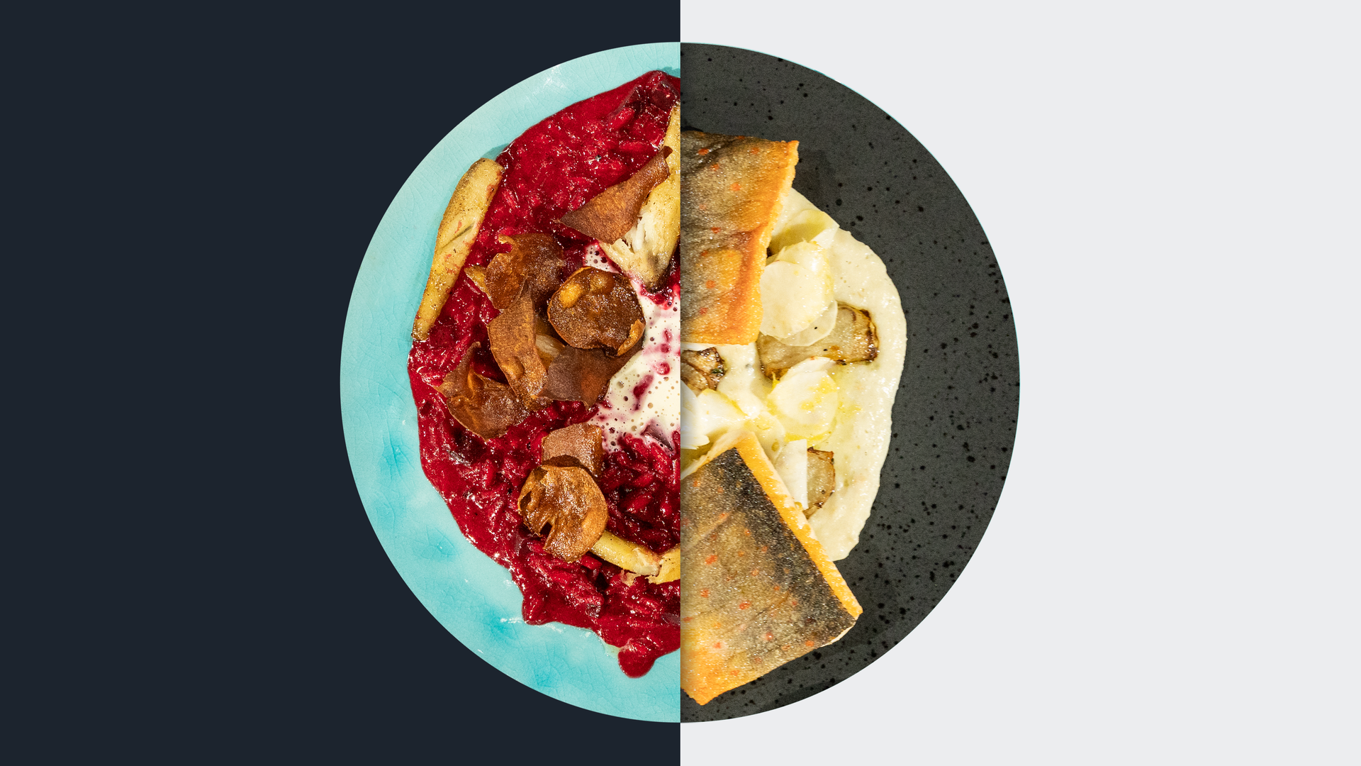 Rote-Bete-Risotto vs. Topinambur-Püree