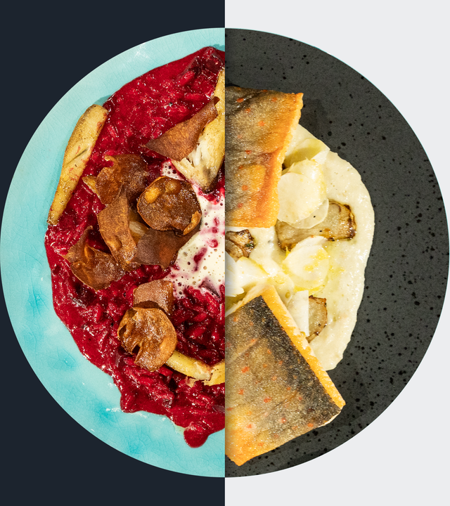 Rote-Bete-Risotto vs. Topinambur-Püree