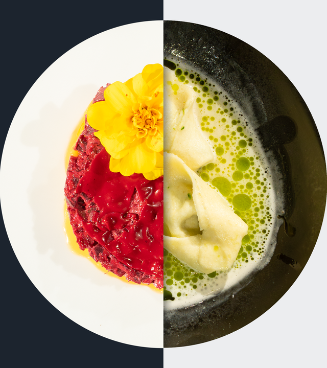 Rote-Bete-Tatar vs. Tortellini
