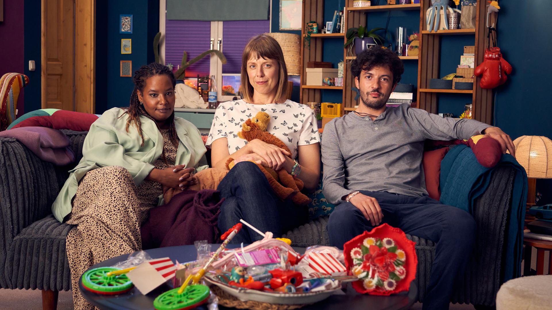 "Ruby": Rosina Kaleab als Simone, Anna Böger als Ruby, Camill Jammal als David (v.l.n.r.)