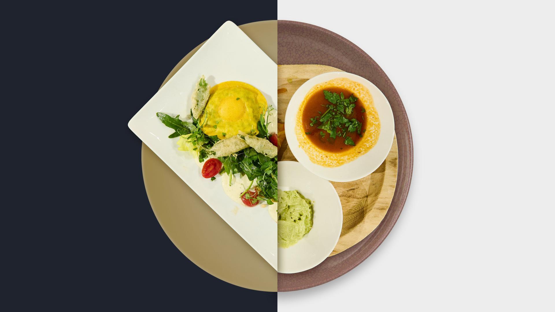Rucola-Tomaten-Salat vs. Guacamole