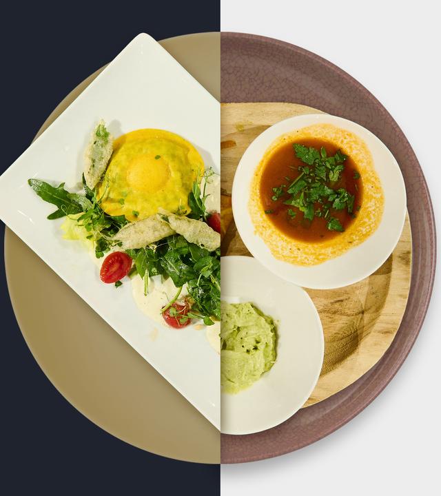 Rucola-Tomaten-Salat vs. Guacamole