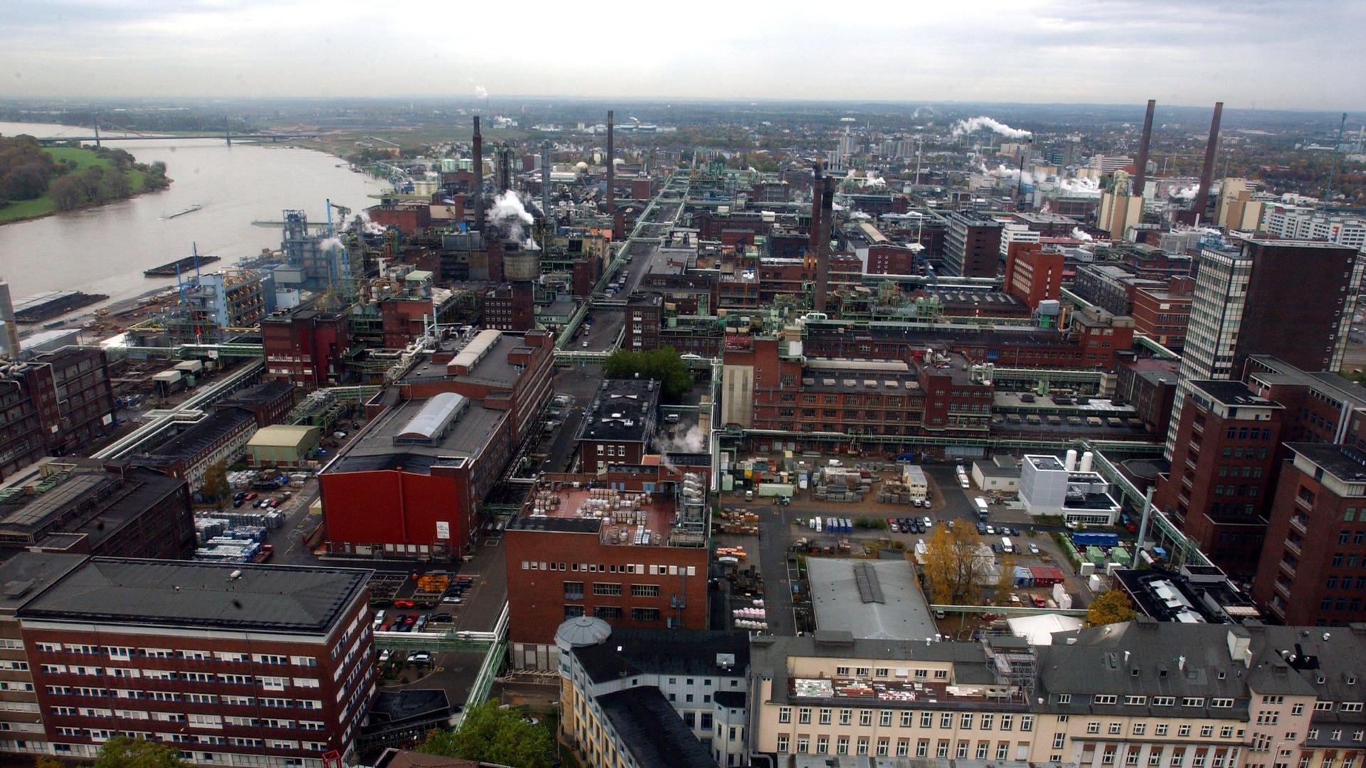 Blick über Leverkusen