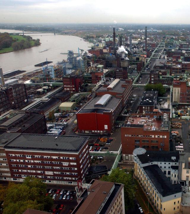 Blick über Leverkusen