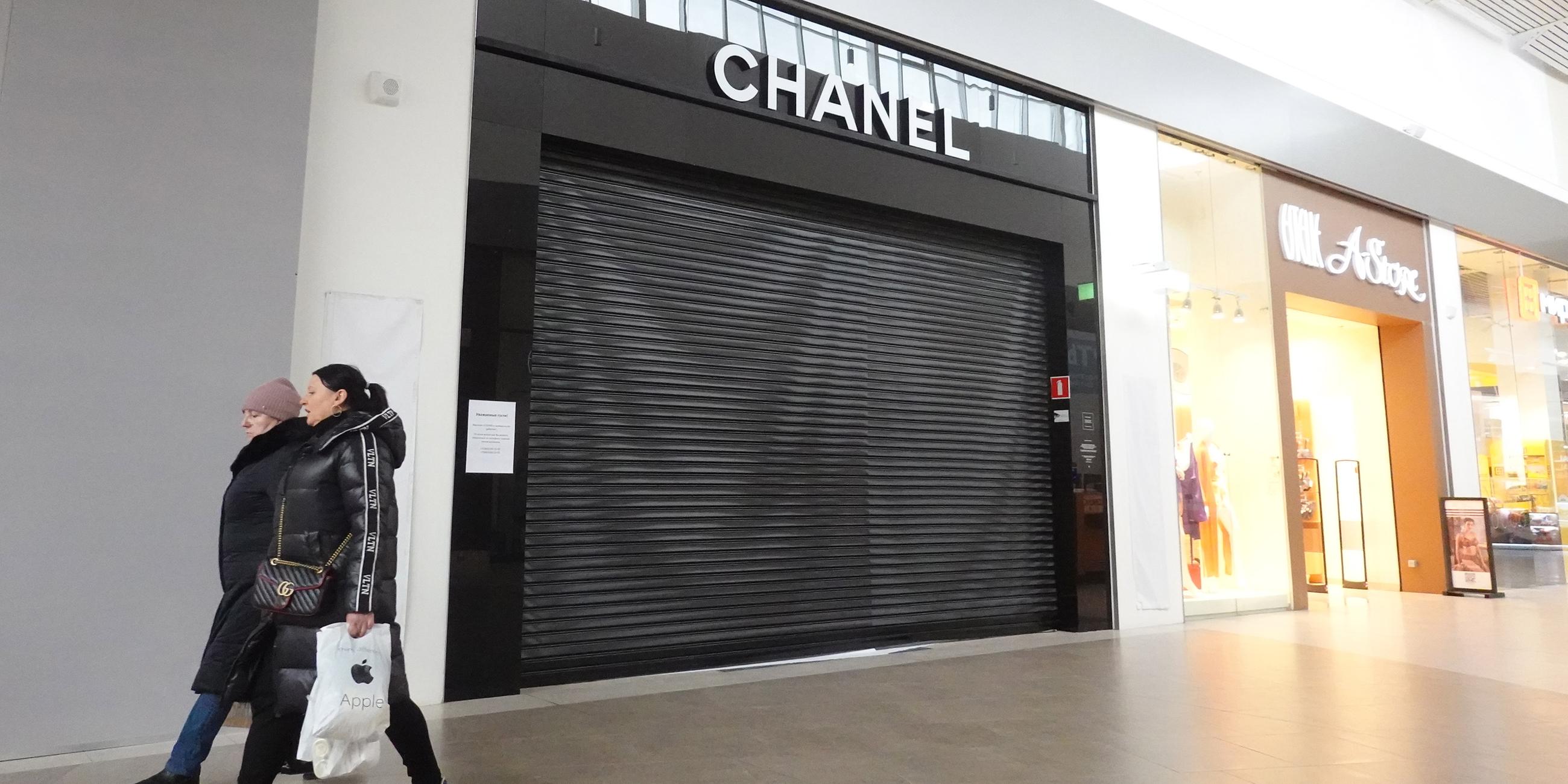 Geschlossener Chanel-Laden