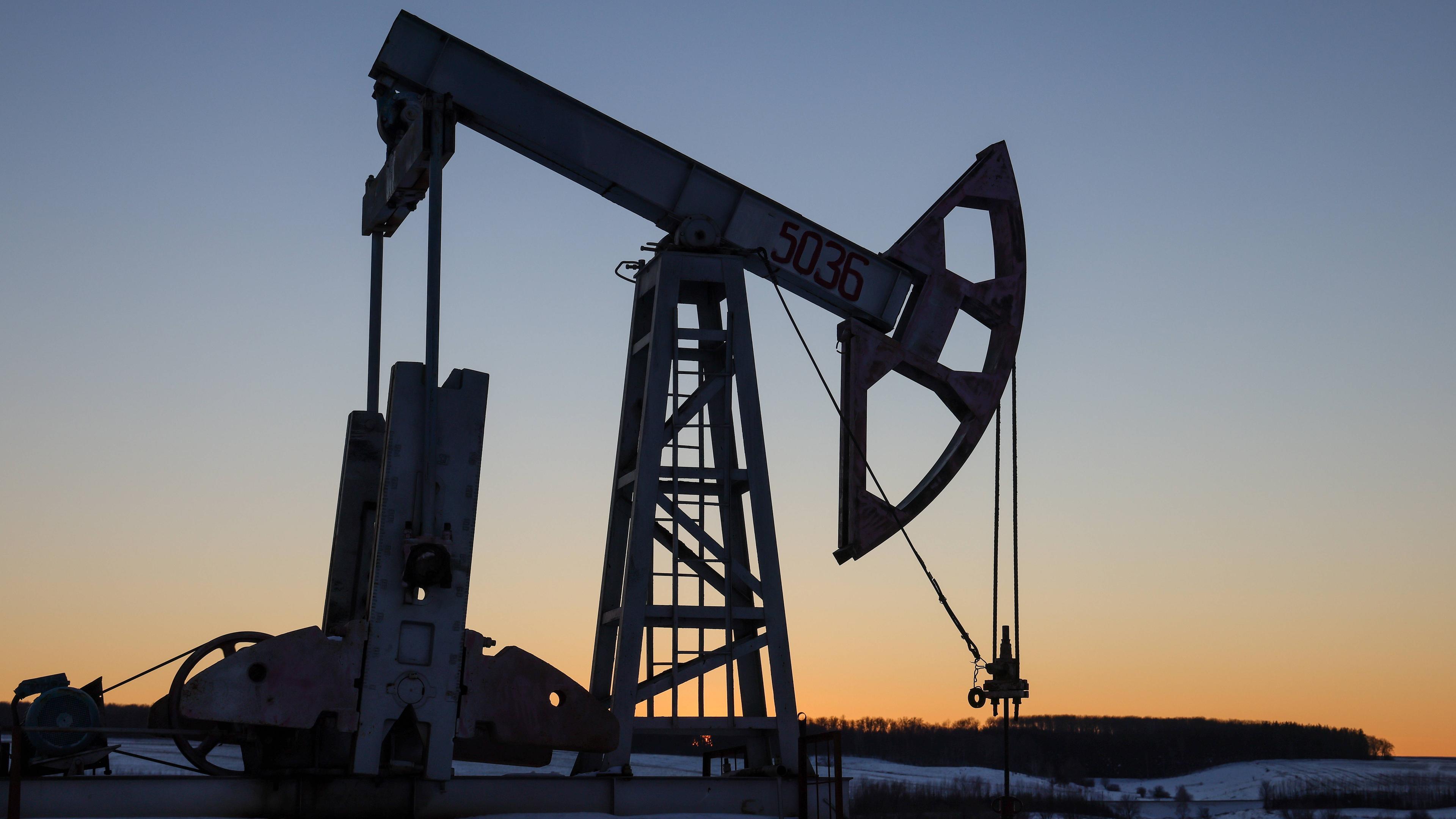 Erdölbohrung in Russland