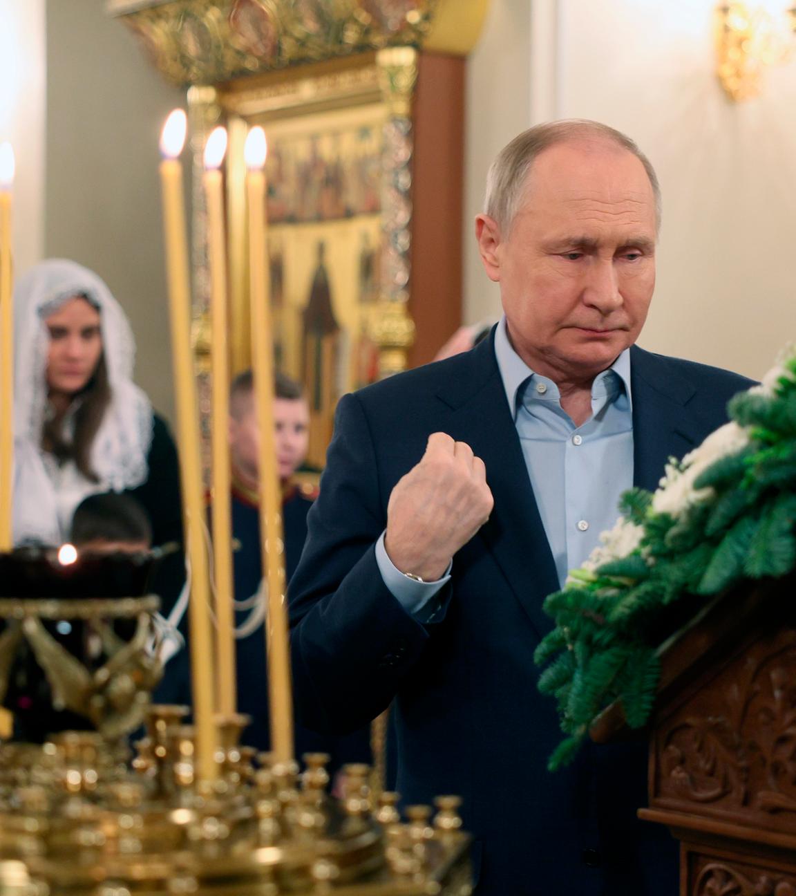 Orthodoxe Weihnachten in Russland - Putin