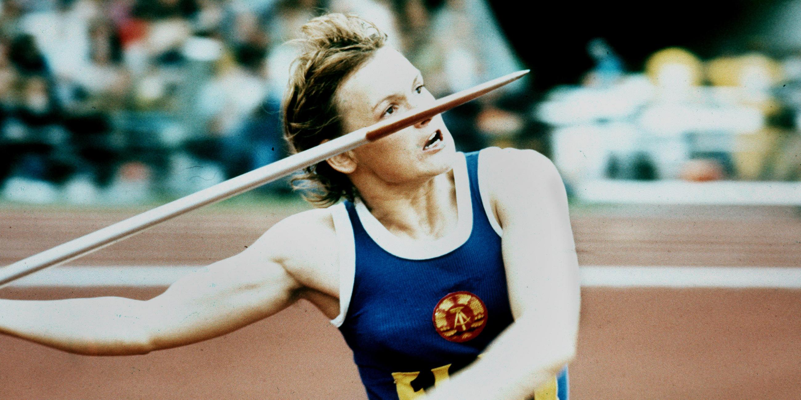 Ruth Fuchs bei den Olympischen Sommerspielen am 26.08.1972 in München.