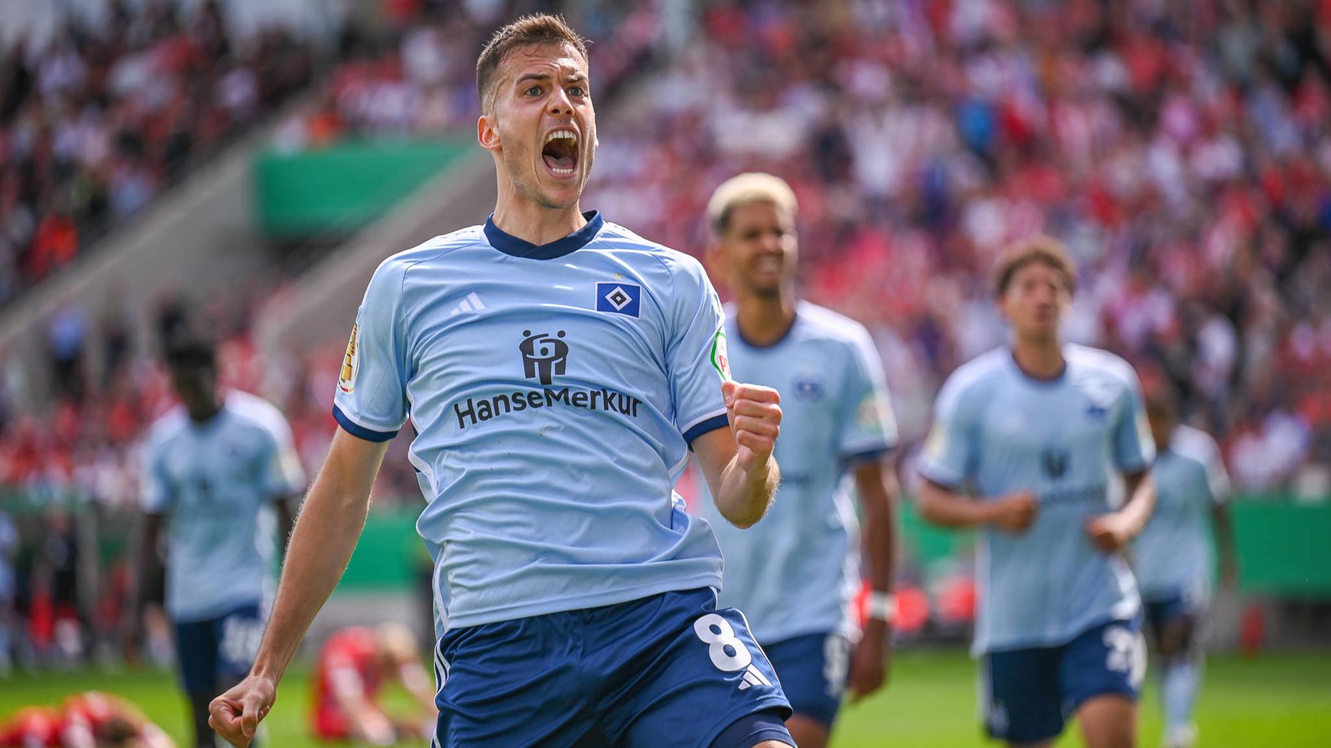 Laszlo Benes beim Torjubel