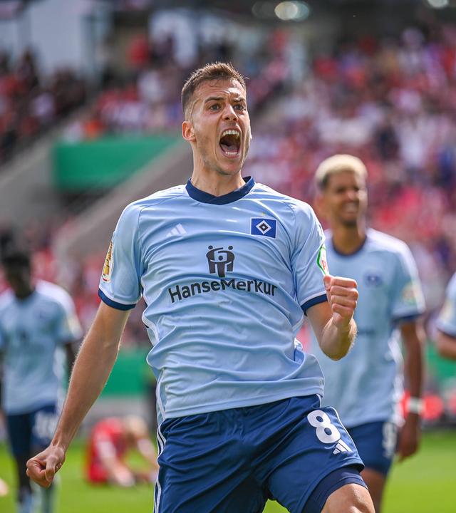 Laszlo Benes beim Torjubel