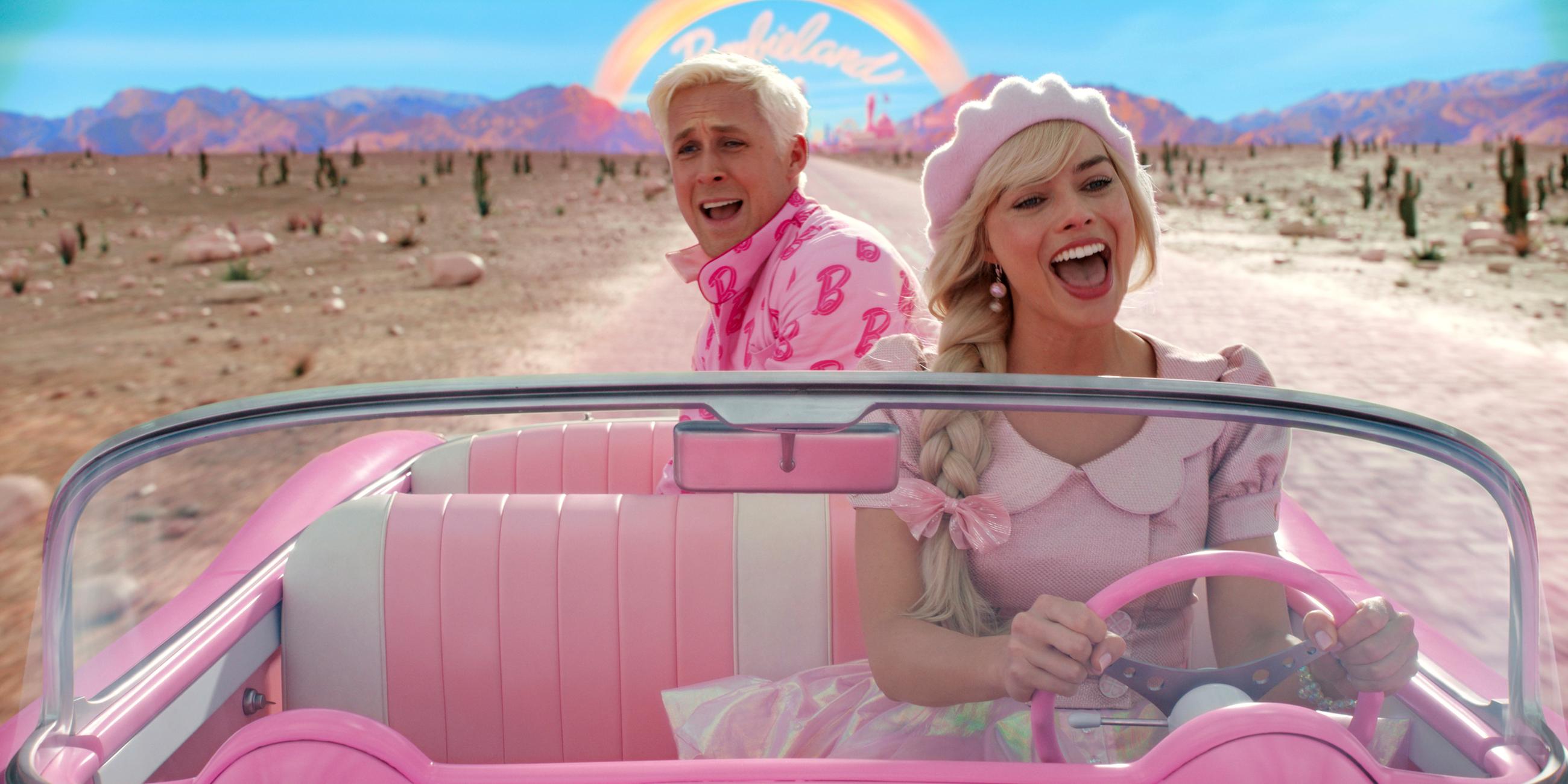 Ryan Gosling und Margot Robbie im Film "Barbie"