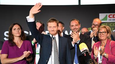 Wahlparty der CDU am 01.09.2019 in Sachsen