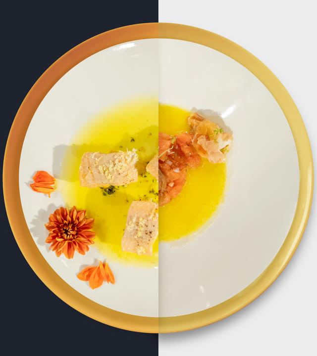 Saiblingsfilet vs. Jakobsmuschel