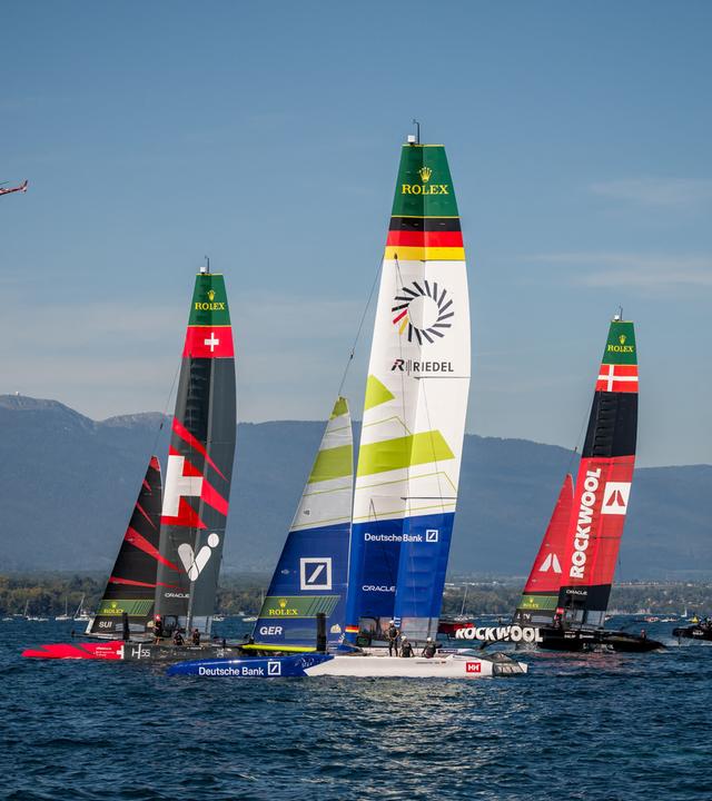 Sail GP auf dem Genfer See