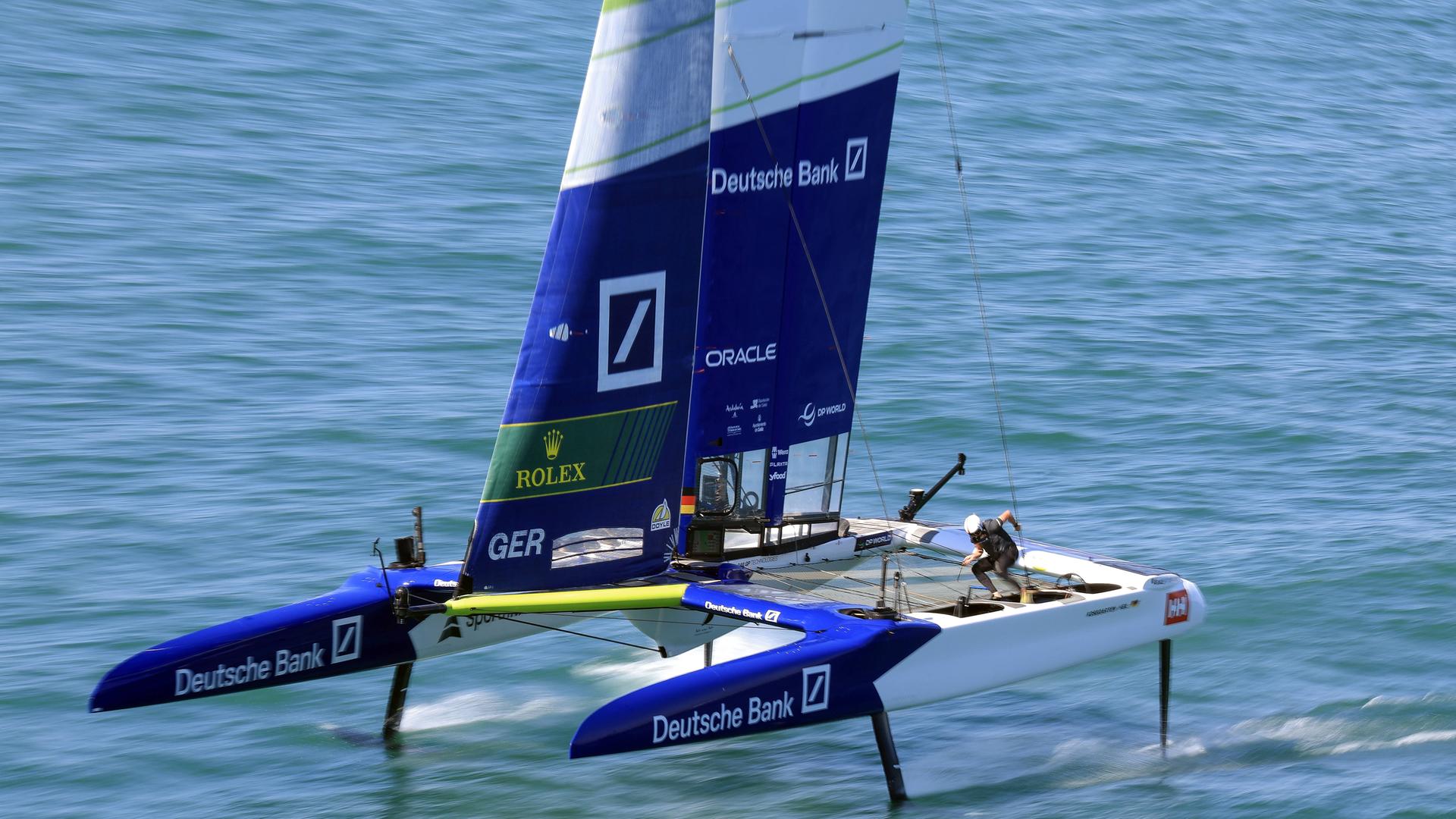 Team D beim SailGP in Cadiz