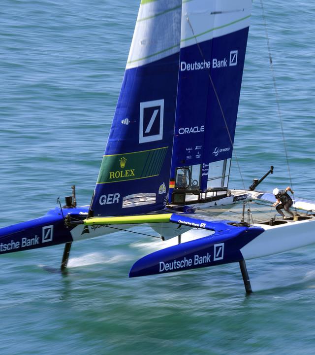 Team D beim SailGP in Cadiz