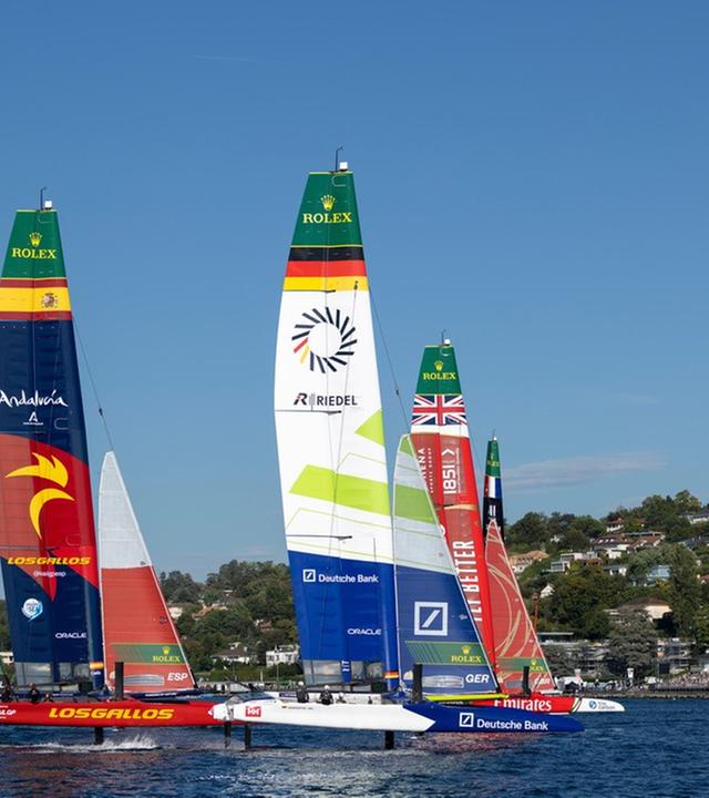 SailGP auf dem Genfersee