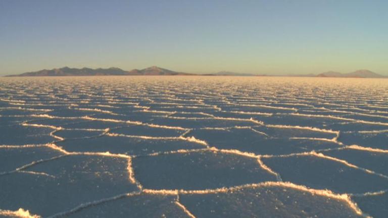 Salzsee in Bolivien