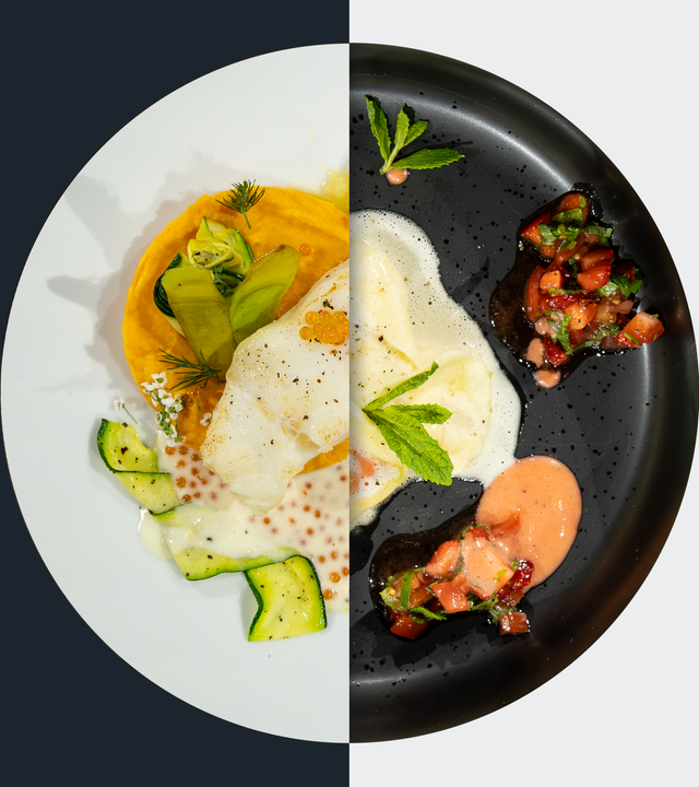 Sanft gebratener Kabeljau vs. Erdbeer-Tomaten-Salsa