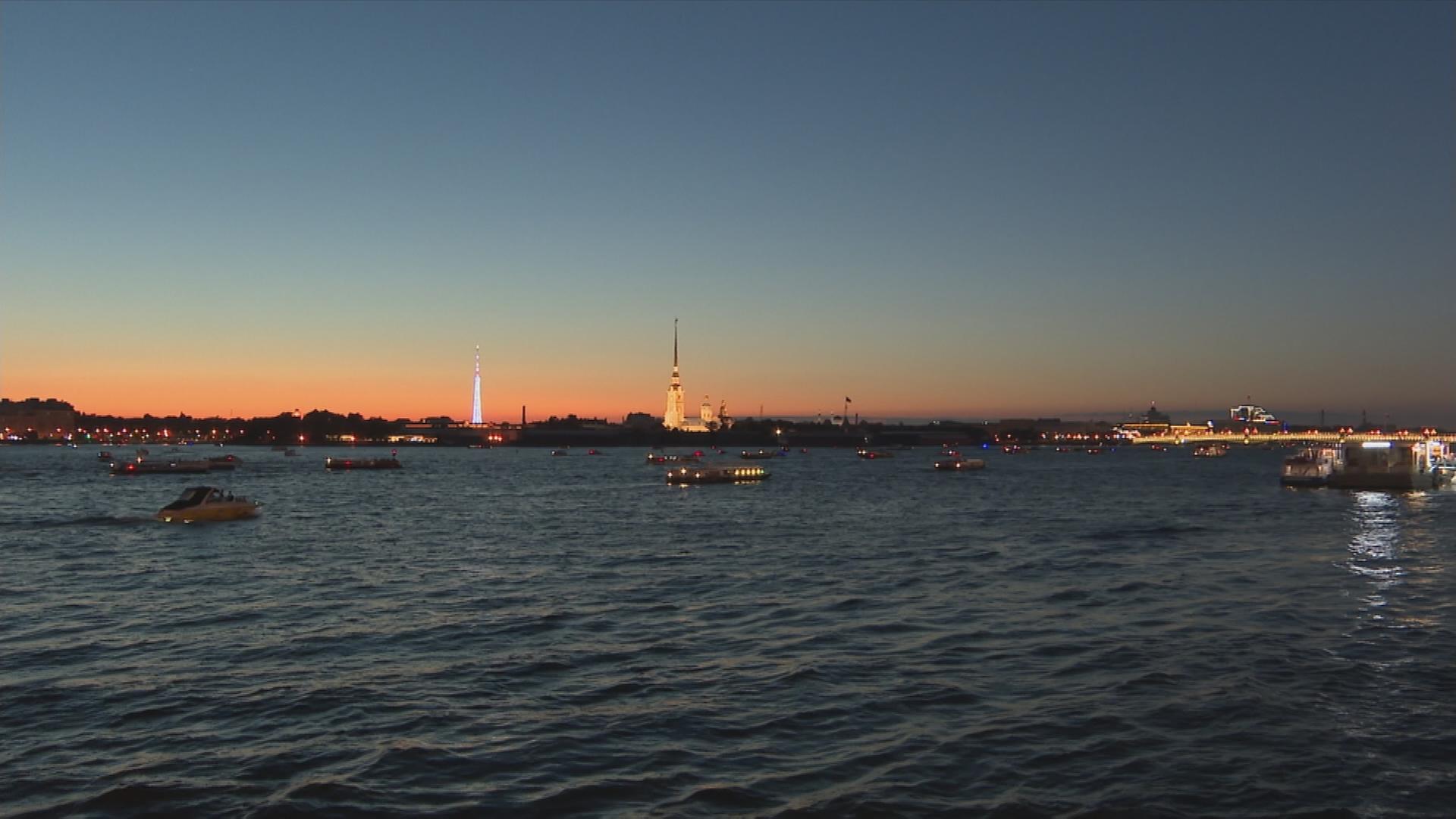 weiße Nacht in Sankt Petersburg