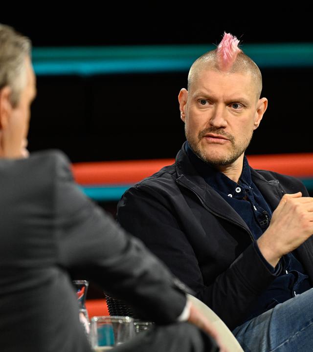 Sascha Lobo bei der ZDF-Sendung Markus Lanz