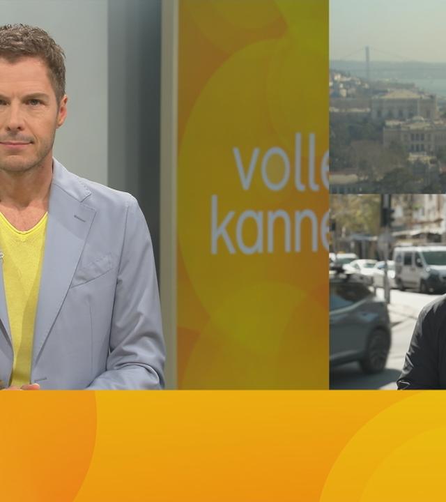 Florian Weiss im Gespräch mit Isabelle Tümena und Torge Bode.