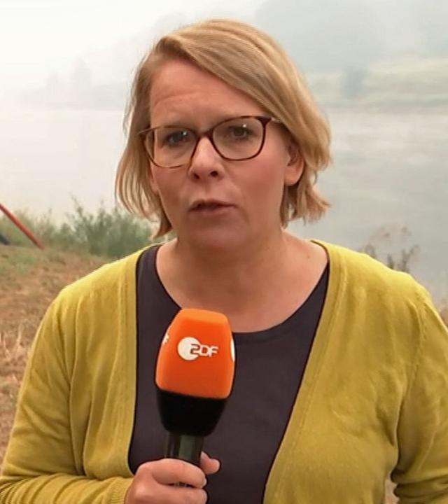 Cornelia Schiemenz | ZDF-Reporterin in Schmilka / Sächsische Schweiz
