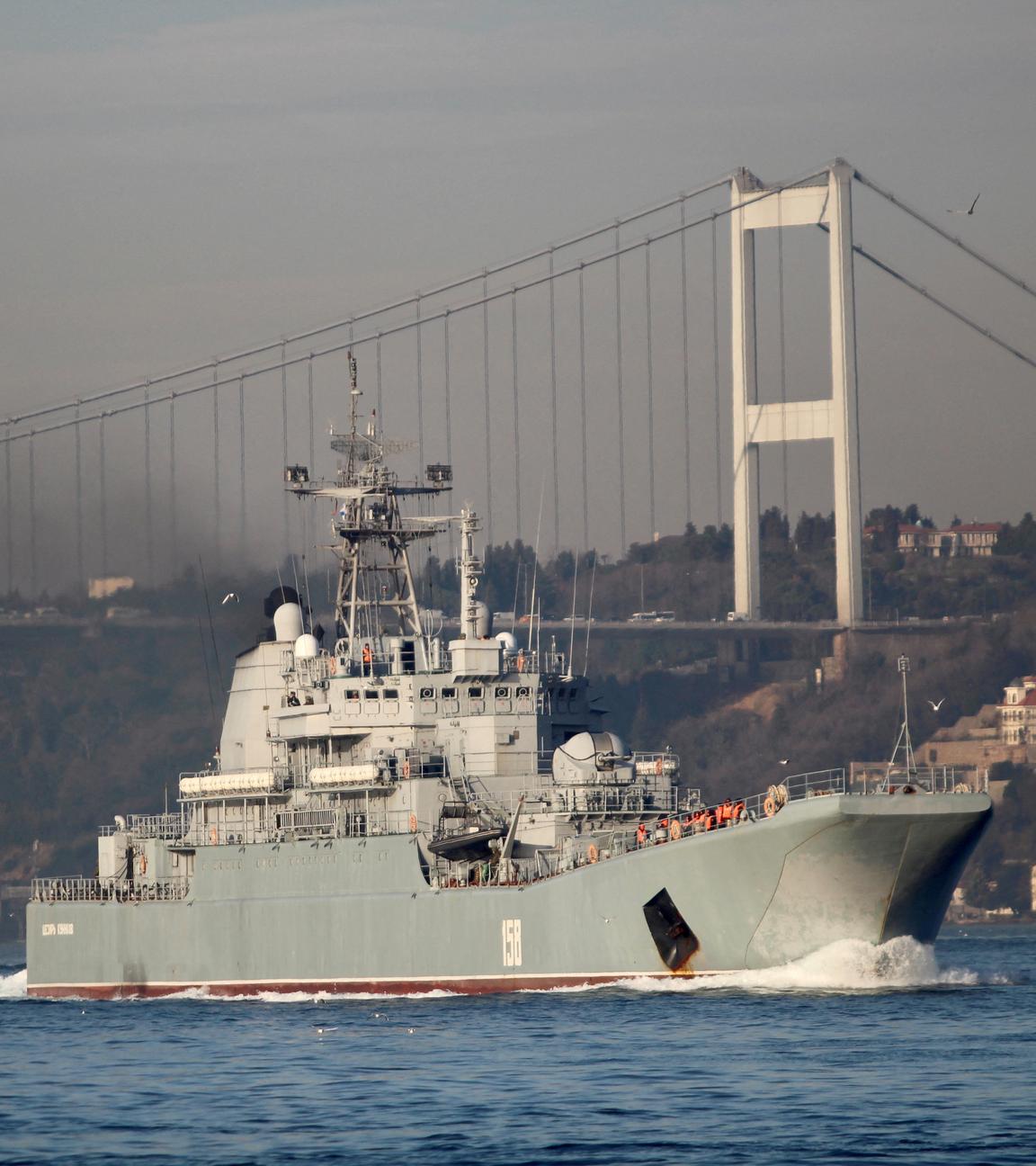 Russisches Kriegsschiff Zaesar Kunikow