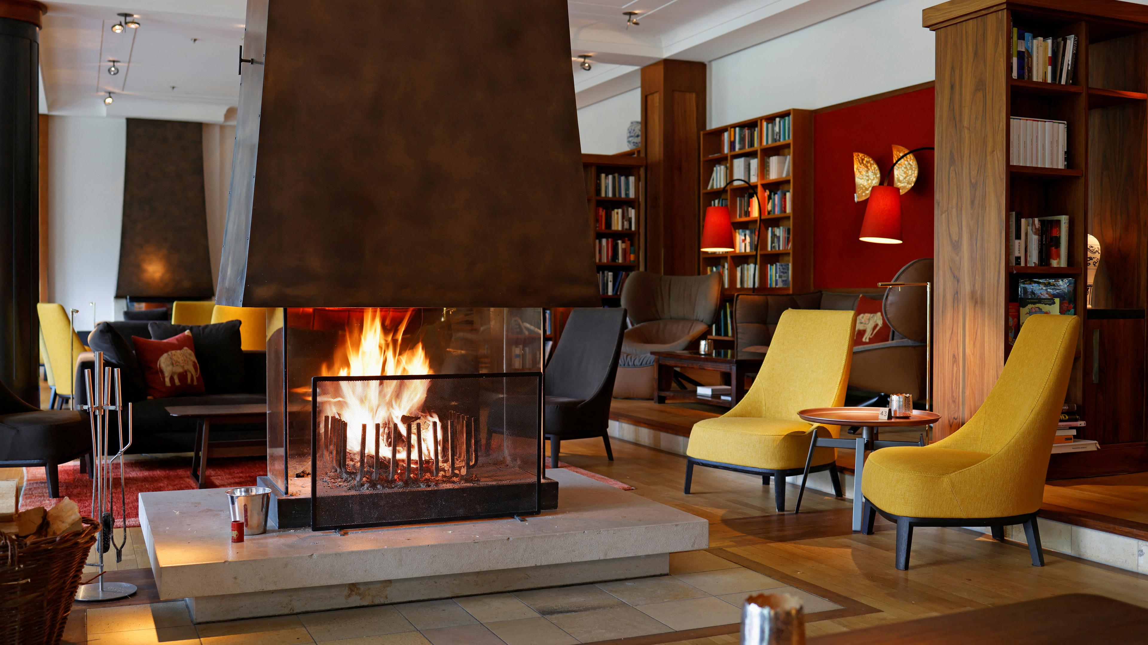Lounge im Hotel Schloss Elmau