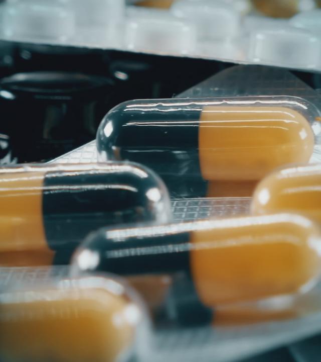 Pillen in Verpackung