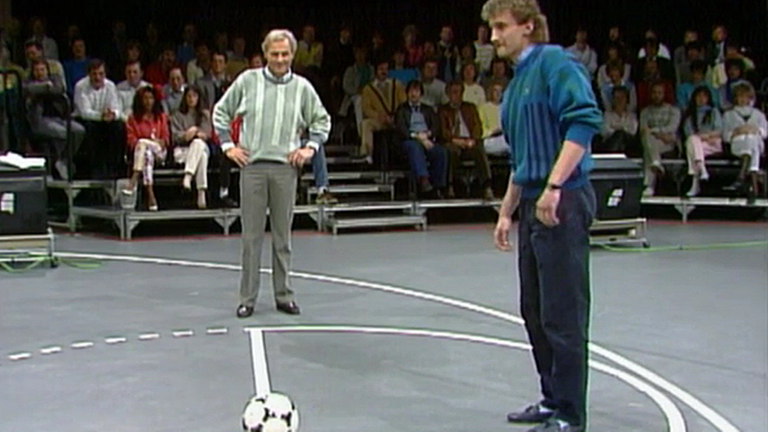 Rudi Völler 1985 im Sportstudio