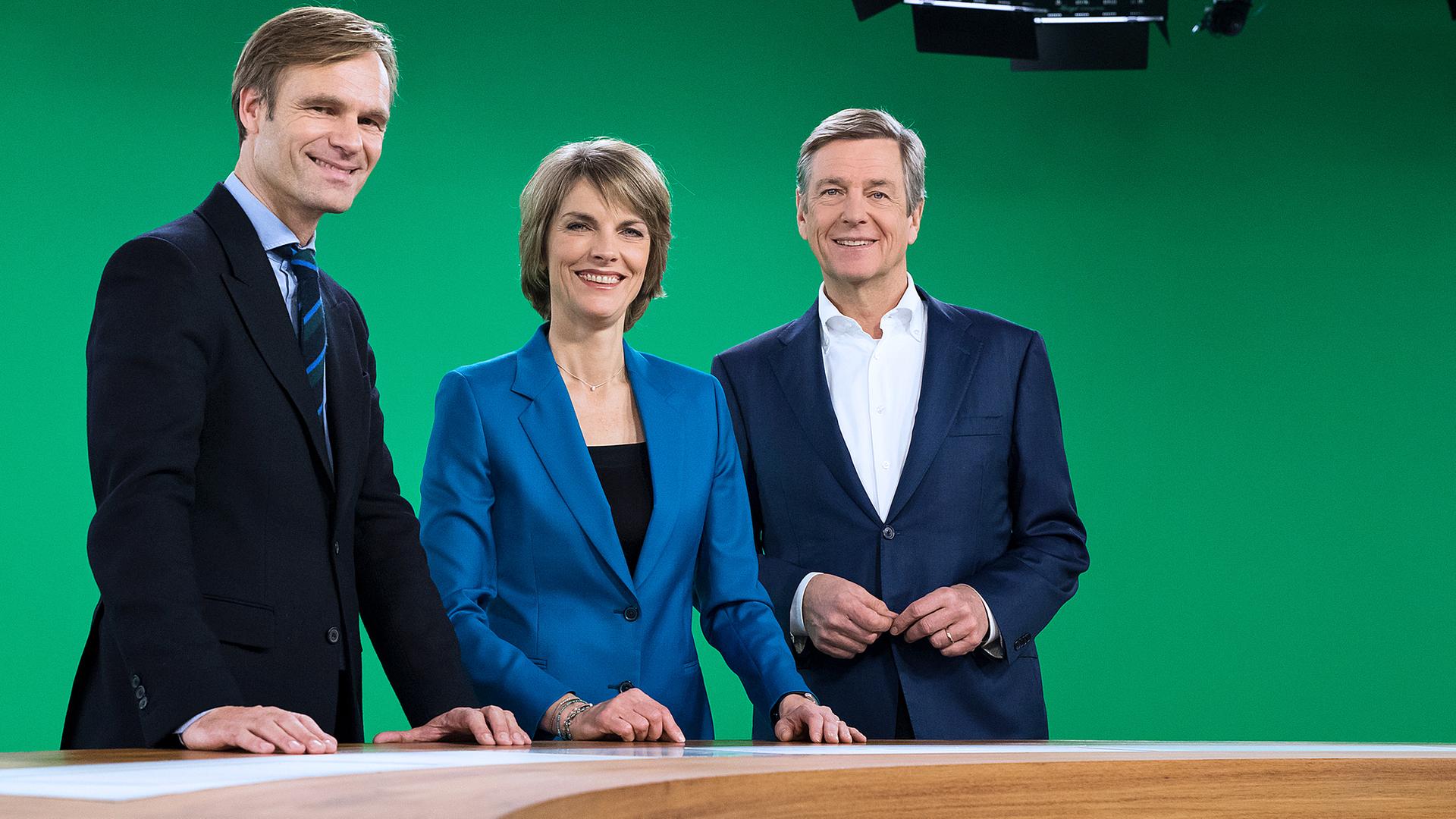 Wulf Schmiese, Marietta Slomka, Claus Kleber