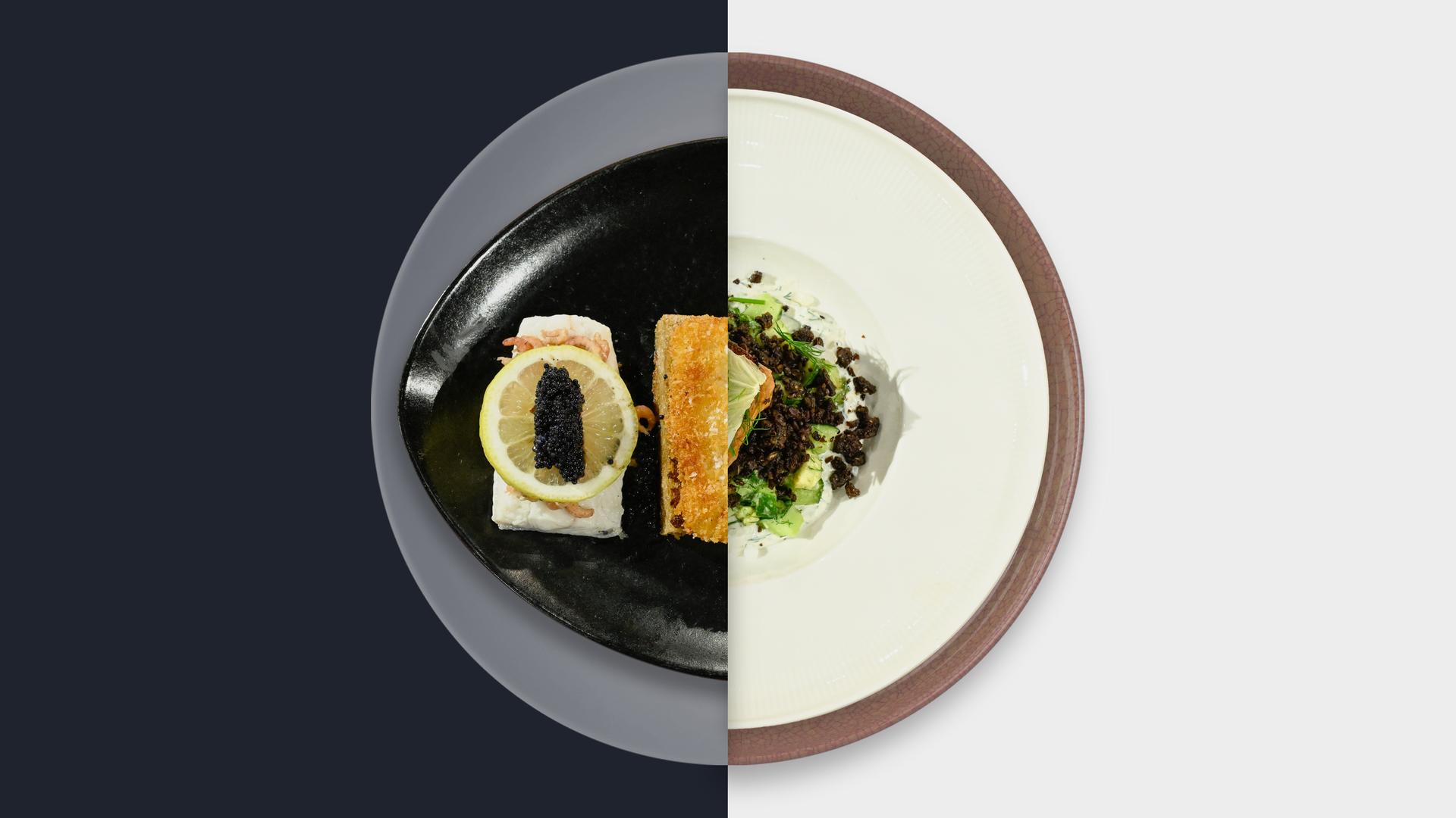 Schollenfilet vs. Lachswürfel