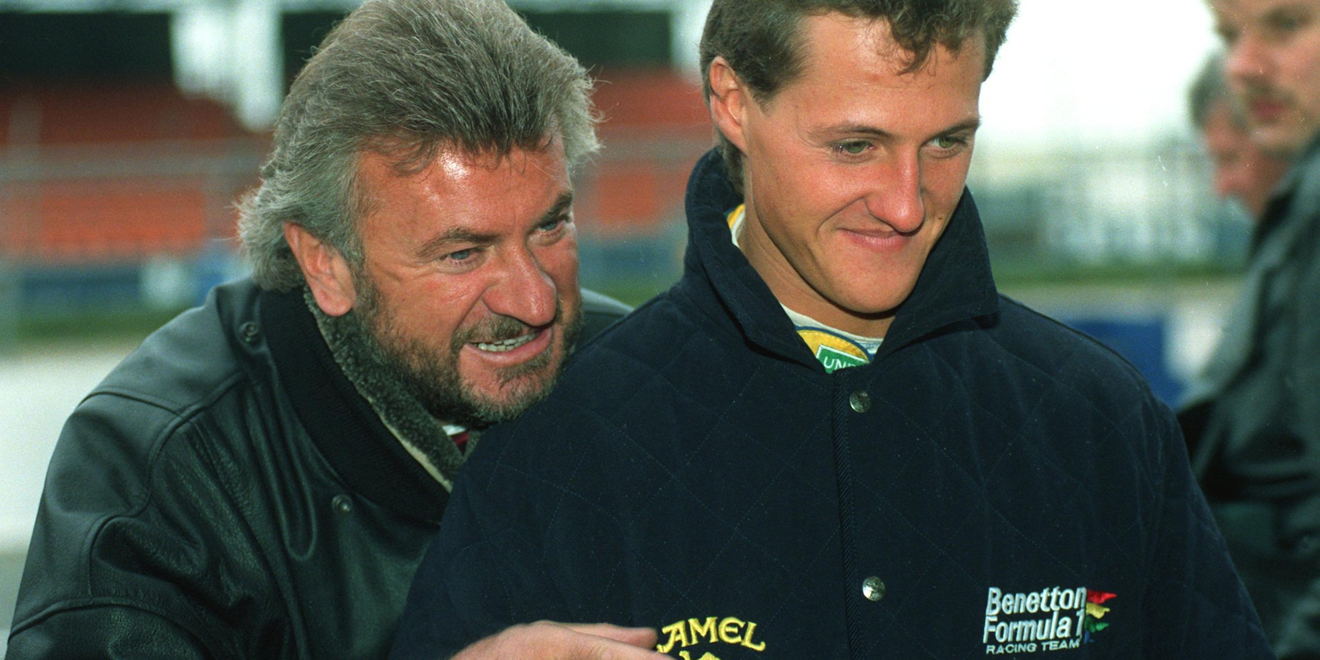 Ein kongeniales Paar: Michael Schumacher und sein langjähriger Manager Willi Weber.
