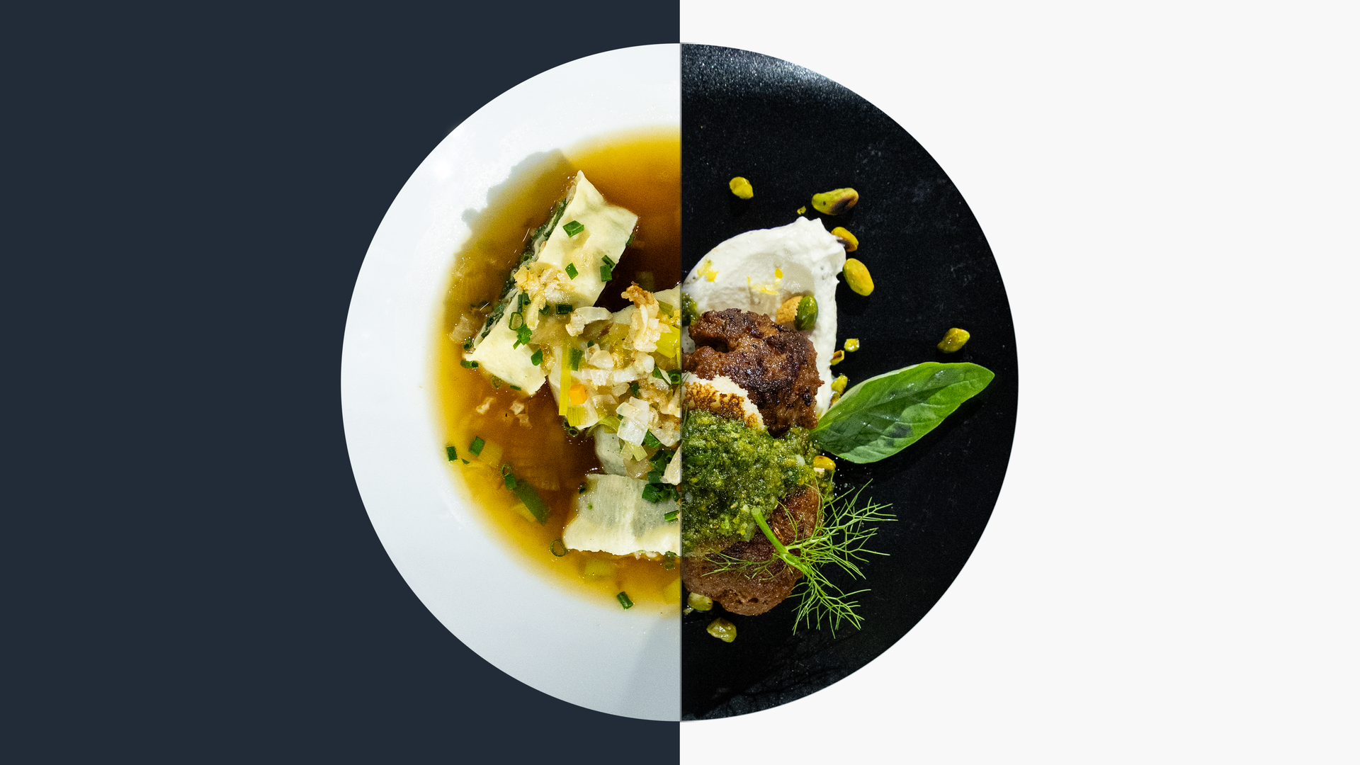 Schwäbische Maultaschen-Suppe vs. Fenchel-Polpette