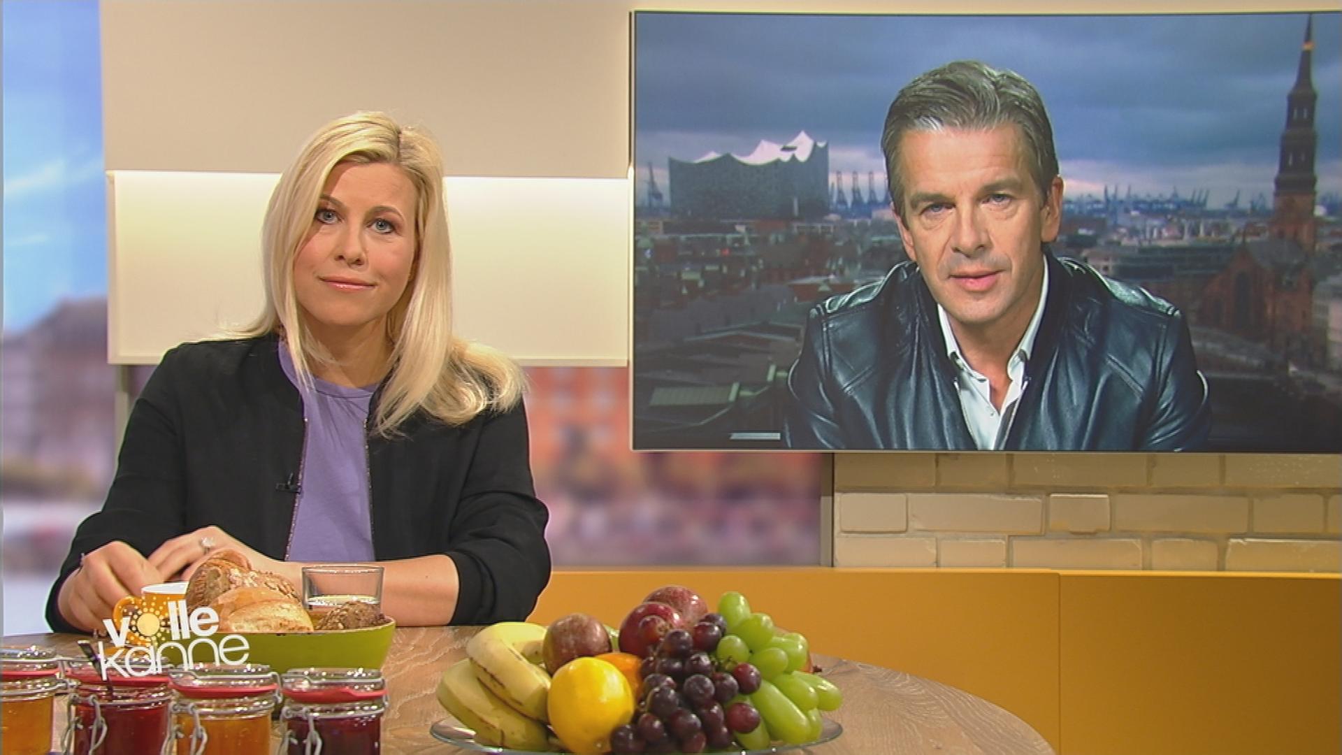 Markus Lanz im Schaltgespräch mit Nadine Krüger