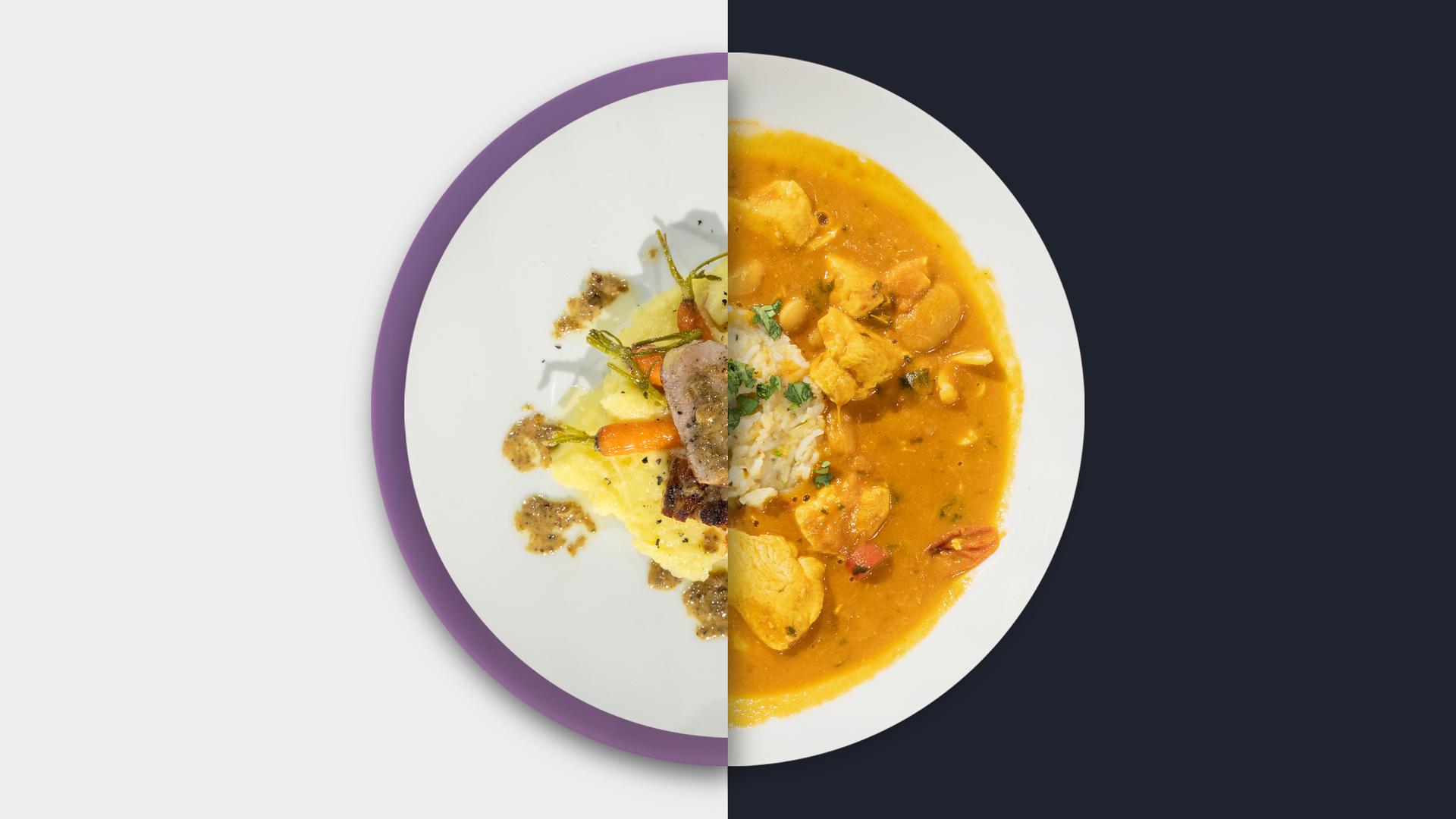 Schweinefilet vs. Hühnerfrikassee