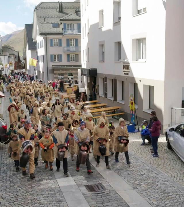 Der Woldmanndli-Umzug findet jeweils Ende Oktober statt