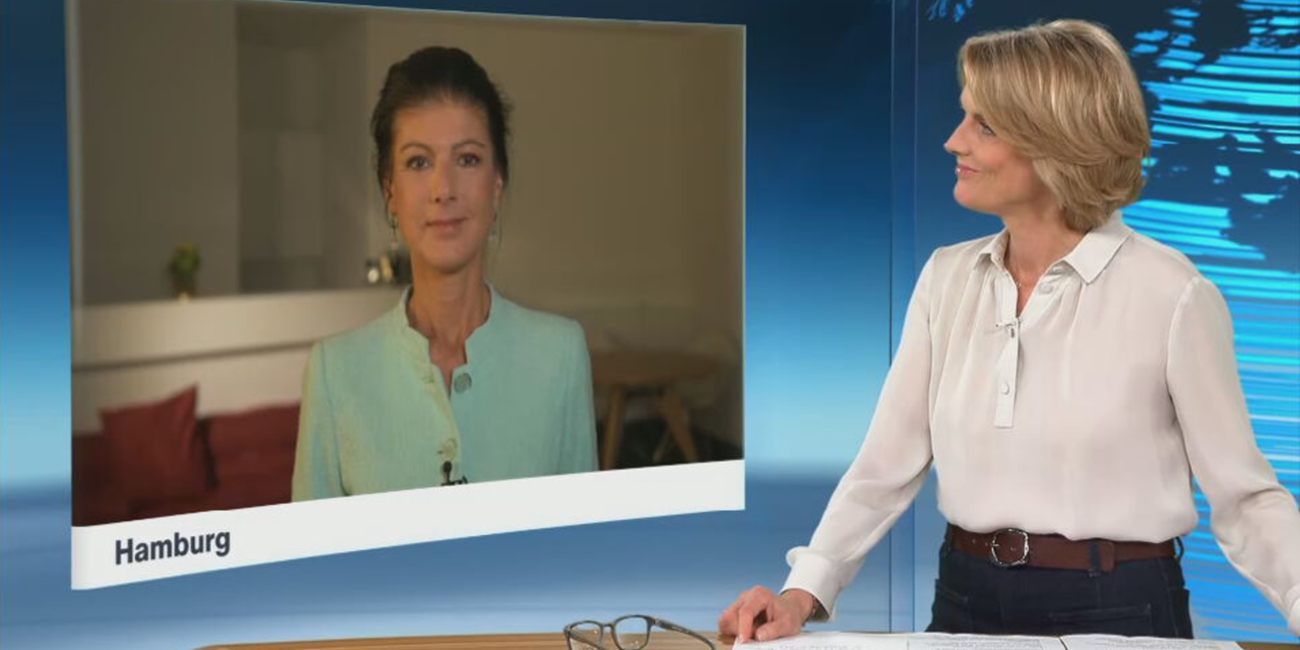 Schaltgespräch mit Sahra Wagenknecht